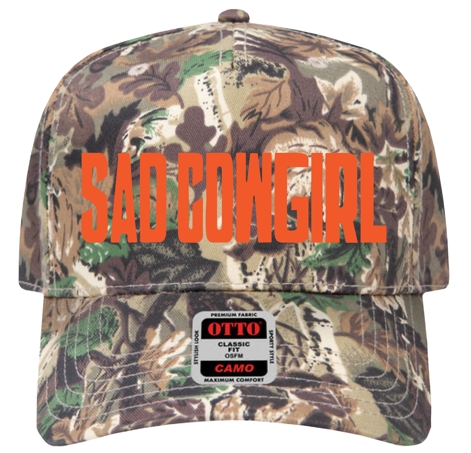 Camo Sad Cowgirl Hat