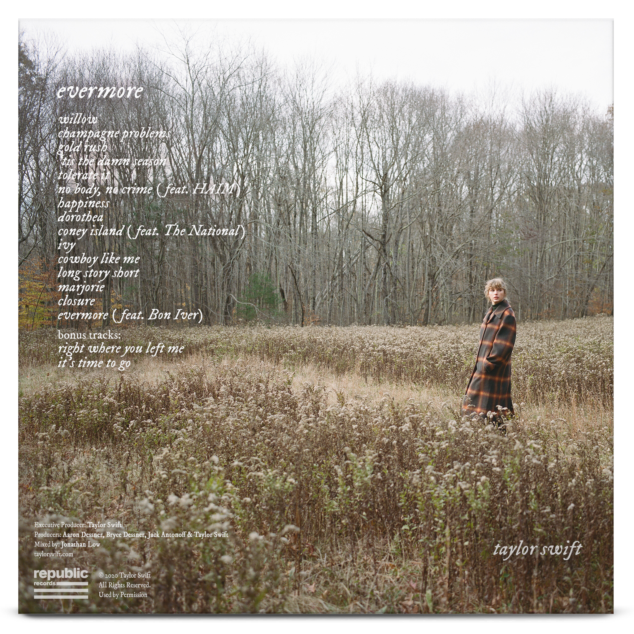 Swift, Taylor - Evermore