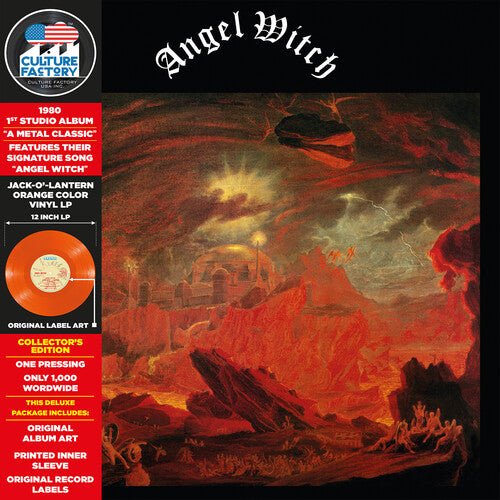 Angel Witch - Angel Witch [Jack-o'-Lantern Orange Vinyl]  (New Vinyl LP)