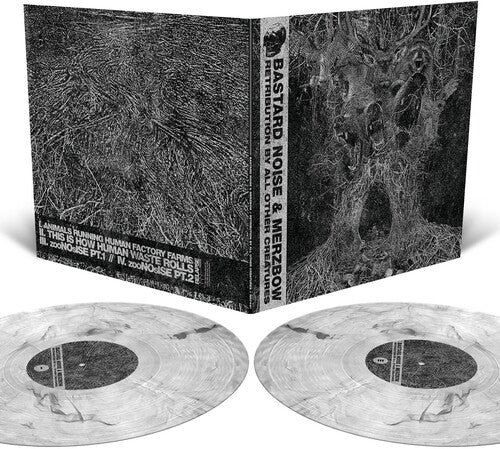 Bastard Noise & Merzbow - Retribution By All Other Creatures [Silver Vinyl]  (New Vinyl LP)