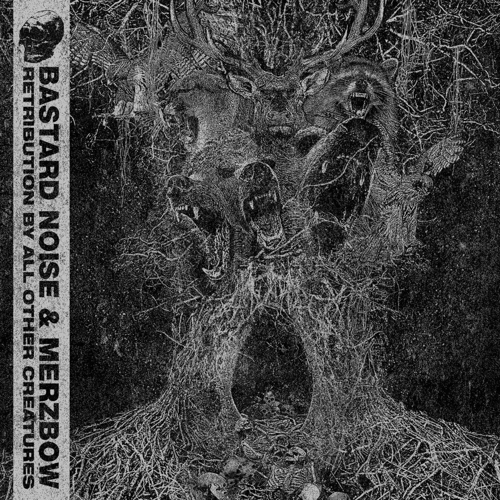 Bastard Noise & Merzbow - Retribution By All Other Creatures [Silver Vinyl]  (New Vinyl LP)