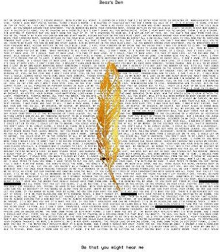 Bear's Den - So That You Might Hear Me  (New Vinyl LP)