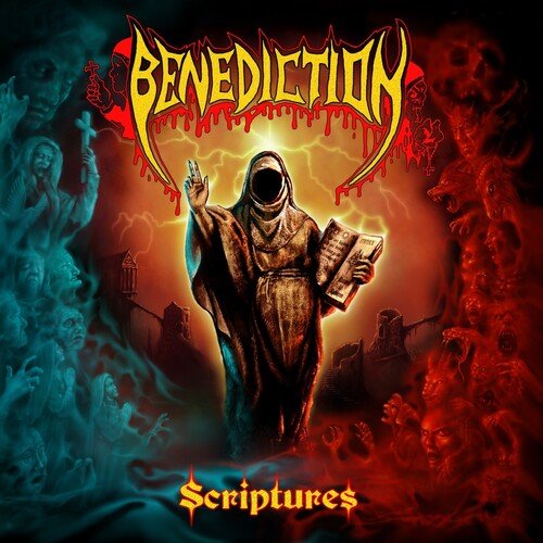 Benediction - Scriptures [Red/ Black Swirl]  (New Vinyl LP)