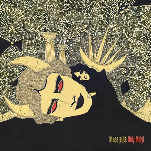 Blues Pills ‎- Holy Moly!  [Mustard w/ Black Swirl]  (New Vinyl LP)