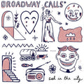 Broadway Calls ‎- Sad In The City  (New Vinyl LP)