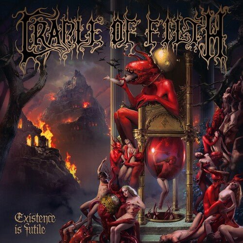 Cradle of Filth - Existence Is Futile [Silver/ Black Splatter Vinyl]  (New Vinyl LP)