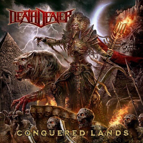 Death Dealer - Conquered Lands [Black / White Splatter Vinyl]  (New Vinyl LP)