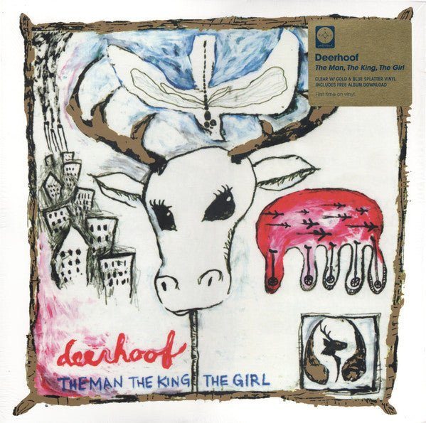 Deerhoof - The Man The King The Girl [Clear w/ Gold & Blue Splatter]  (New Vinyl LP)