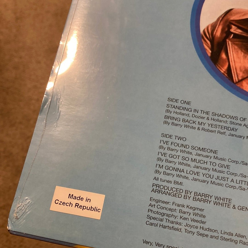 [Discounted] Barry White - I've Got So Much to Give  (New Vinyl LP)
