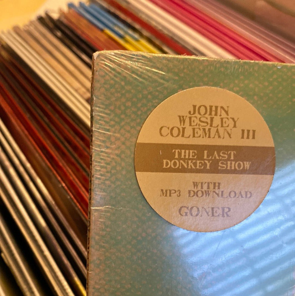 [Discounted] John Wesley Coleman - The Last Donkey Show  (New Vinyl LP)