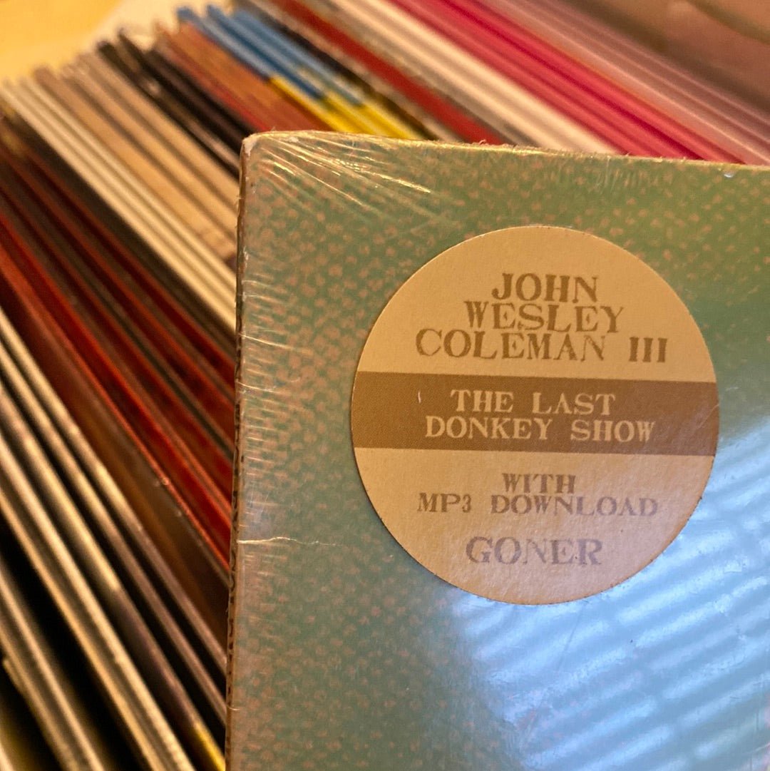 [Discounted] John Wesley Coleman - The Last Donkey Show  (New Vinyl LP)