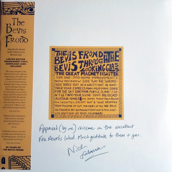[Discounted] The Bevis Frond - Bevis Through the Looking Glass [Red Vinyl]  (New Vinyl LP)