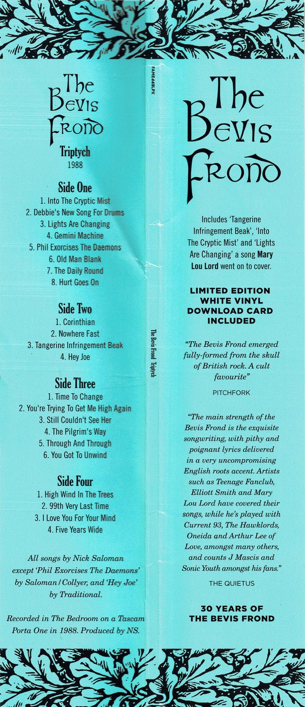 [Discounted] The Bevis Frond - Triptych [White Vinyl]  (New Vinyl LP)