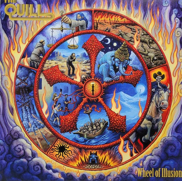 [Discounted] The Quill - Wheel of Illusion [Red Vinyl]  (New Vinyl LP)