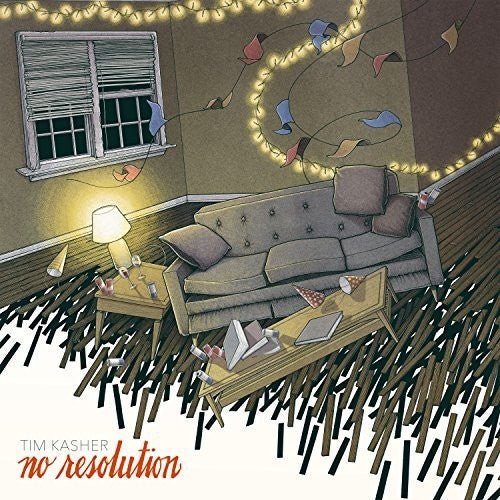 [Discounted] Tim Kasher - No Resolution [Blue w/ White Splatter]  (New Vinyl LP)
