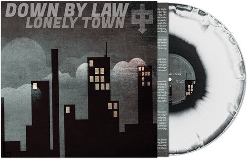 Down by Law - Lonely Town [Black & White Haze Vinyl]  (New Vinyl LP)