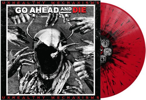 Go Ahead & Die - Unhealthy Mechanisms [Red & Black Splatter Vinyl]  (New Vinyl LP)