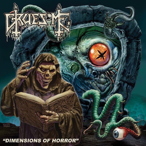 Gruesome - Dimensions Of Horror [Orange w/ Splatter Vinyl]  (New Vinyl LP)