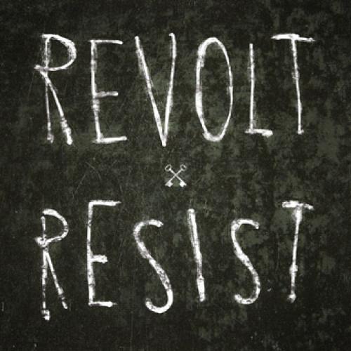 Hundredth - Revolt / Resist [Half Black, Half White Vinyl]  (New Vinyl LP)