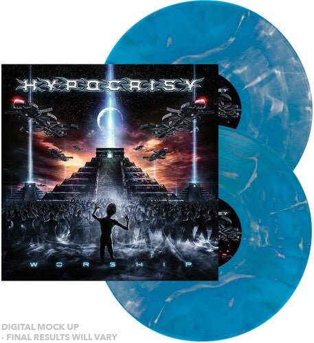 Hypocrisy - Worship [Blue & White Marble Vinyl]   (New Vinyl LP)