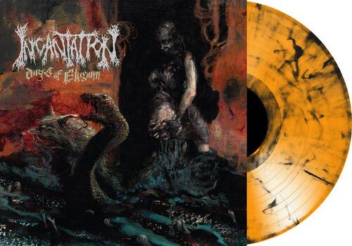 Incantation - Dirges of Elyzium [Orange / Black Marble Vinyl]   (New Vinyl LP)