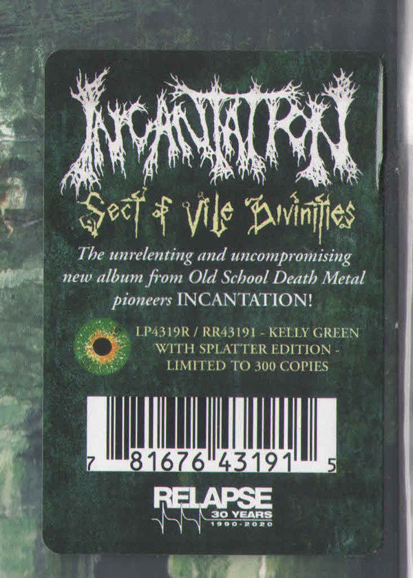 Incantation ‎- Sect of Vile Divinities  (New Vinyl LP)