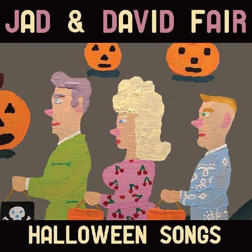 Jad & David Fair - Halloween Songs [Orange with Black Swirl Vinyl]  (New Vinyl LP)
