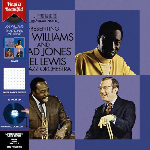 Joe Williams & Thad Jones - The Jazz Orchestra [Blue Vinyl]  (New Vinyl LP)