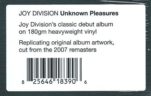 Joy Division - Unknown Pleasures  (New Vinyl LP)
