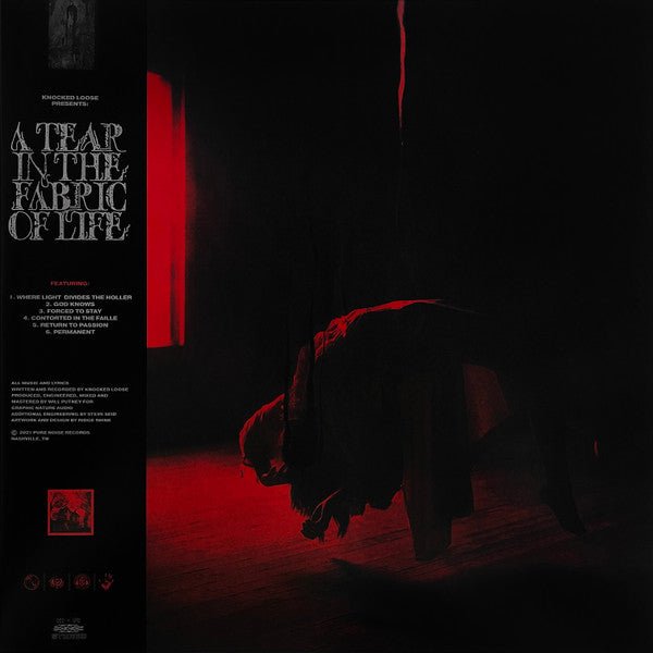 Knocked Loose - A Tear In The Fabric Of Life [Cyan blue, Black, and White galaxy Vinyl]  (New Vinyl LP)