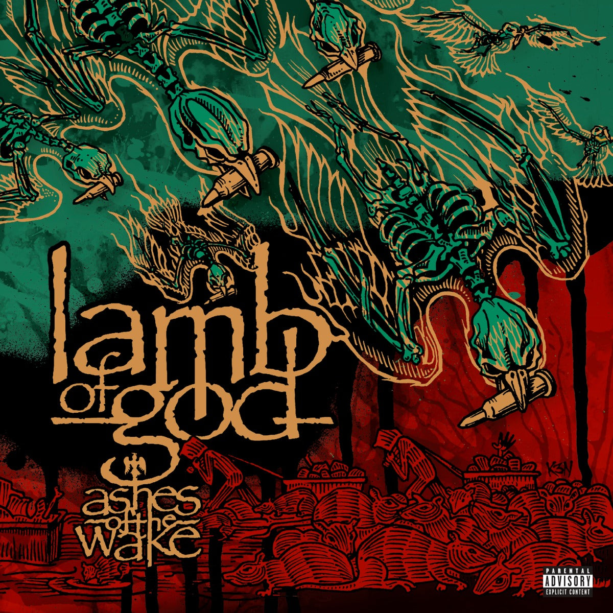 Lamb Of God - Ashes Of The Wake (Deluxe Edition, Bonus Tracks, Anniversary Edition, Expanded Version) (2 Lp's) ((Vinyl))