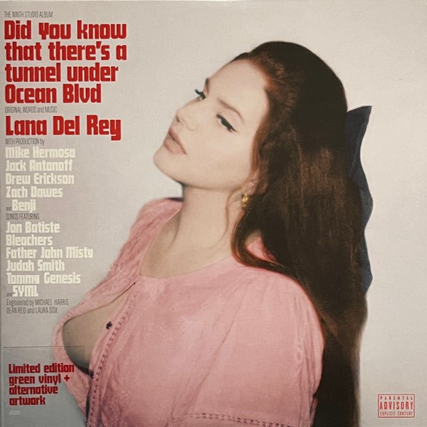 Lana Del Rey - Did You Know That There's A Tunnel Under Ocean Blvd [Light Green 2 LP/ Alt. Cover]  (New Vinyl LP)