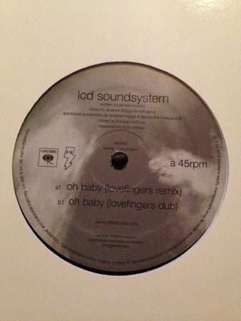 LCD Soundsystem - Oh Baby EP 12"  (New Vinyl EP)