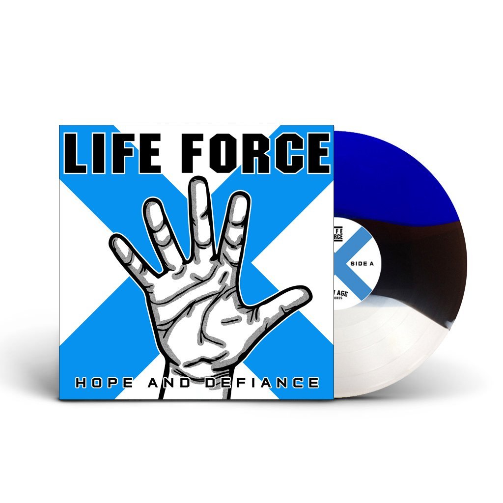 Life Force - Hope and Defiance [Blue/Black/White Vinyl]  (New Vinyl LP)
