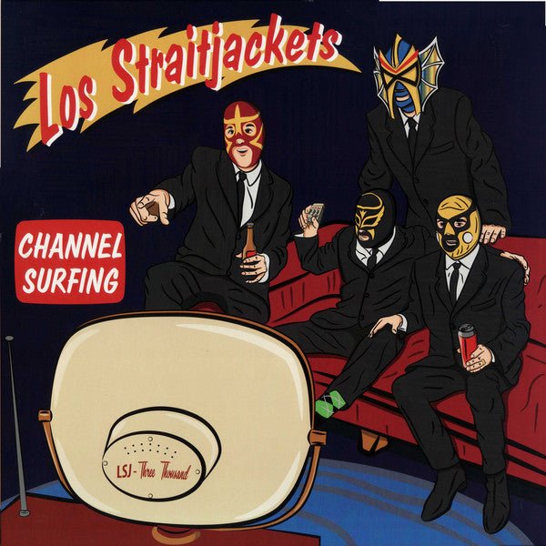 Los Straightjackets - Channel Surfing  (New Vinyl EP)