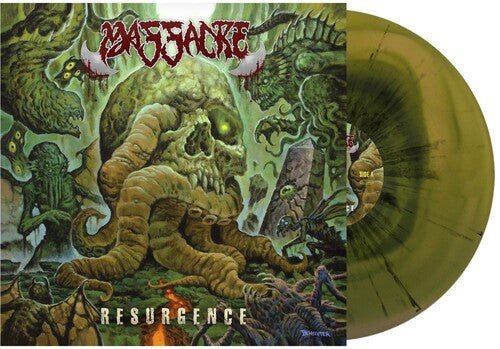 Massacre - Resurgence [Cyan Mustard Swirl w/ Black Splatter]  (New Vinyl LP)