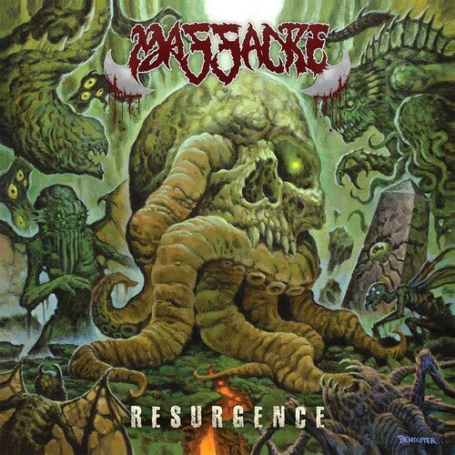 Massacre - Resurgence [Cyan Mustard Swirl w/ Black Splatter]  (New Vinyl LP)