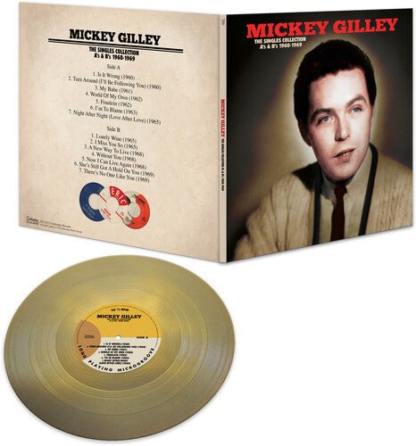 Mickey Gilley - The Singles Collection A's & B's 1960-1969 [Gold Vinyl]   (New Vinyl LP)