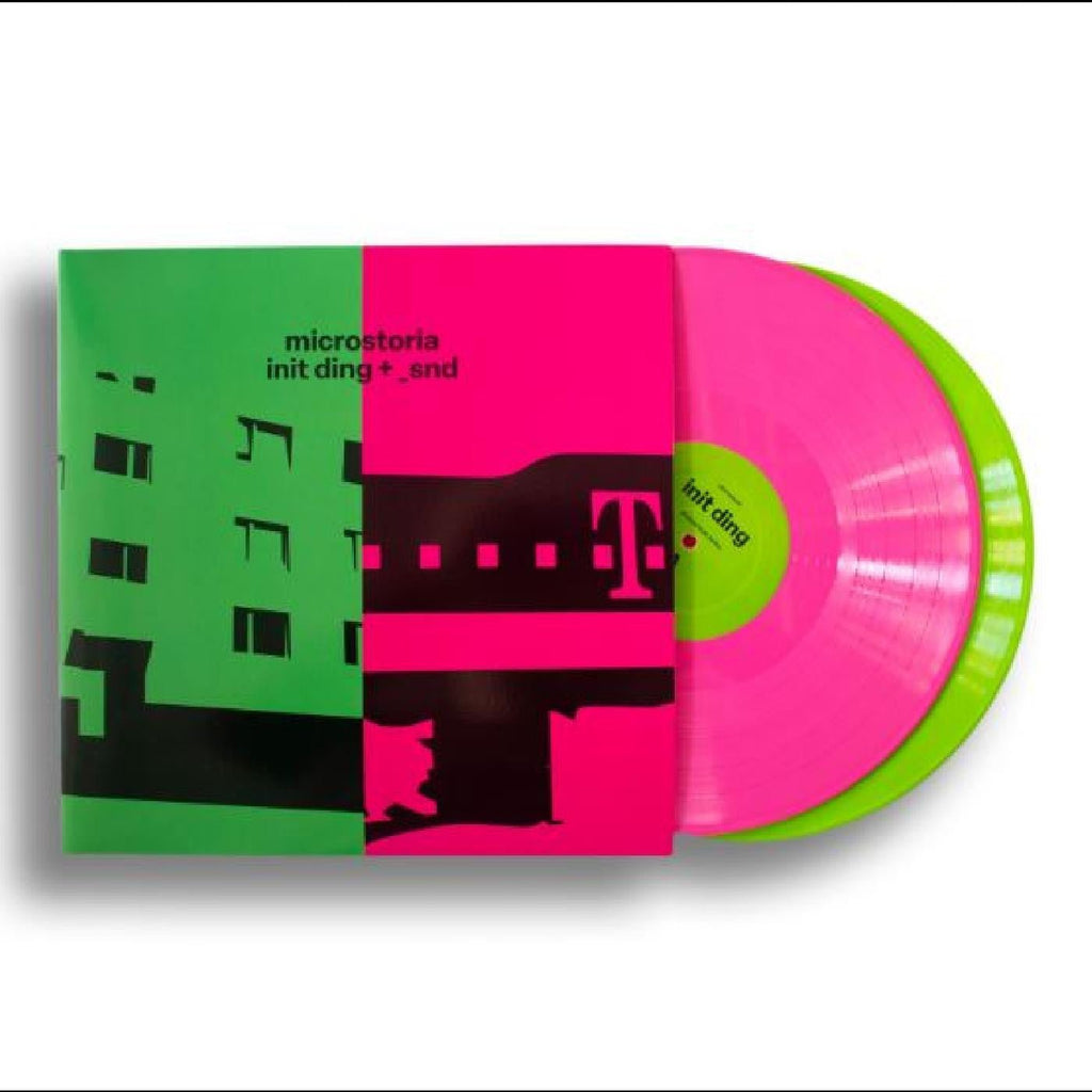 Microstoria - init ding + _snd [2xLP, Pink & Green Vinyl]  (New Vinyl LP)