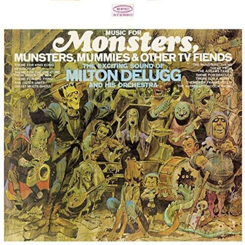 Milton Delugg and His Orchestra - Music For Monsters, Munsters, Mummies & Other TV Fiends [Green Vinyl]  (New Vinyl LP)