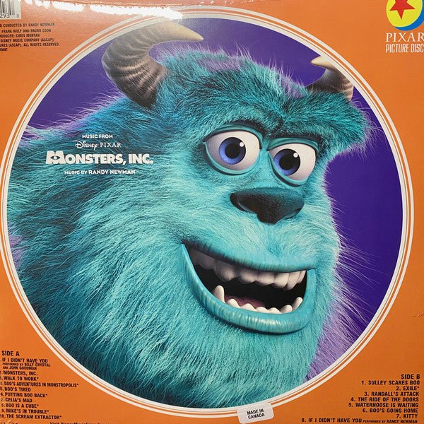 Monsters Inc - Music From Disney Pixar Monsters, Inc. [Picture Disc]  (New Vinyl LP)