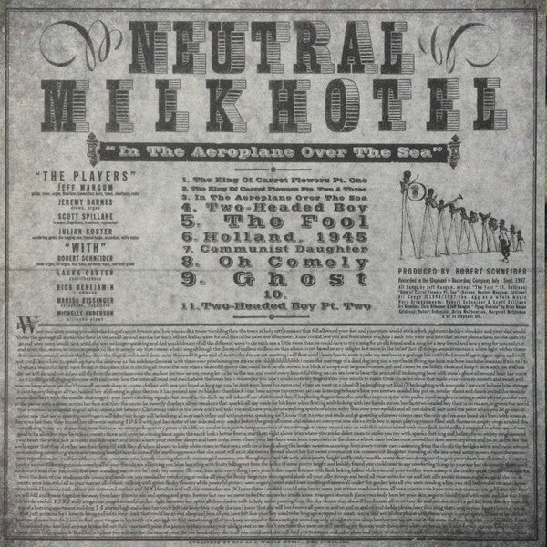 Neutral Milk Hotel - In the Aeroplane Over the Sea  (New Vinyl LP)