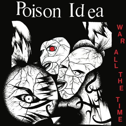 Poison Idea - War All The Time [Red Vinyl]  (New Vinyl LP)