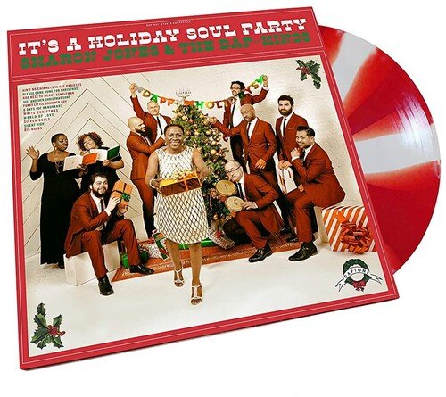 Sharon Jones & the Dap-Kings - It's A Holiday Soul Party [Red & White Vinyl]  (New Vinyl LP)