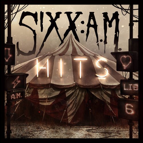 Sixx:A.M. - HITS [Translucent Red with Black Smoke Vinyl]  (New Vinyl LP)