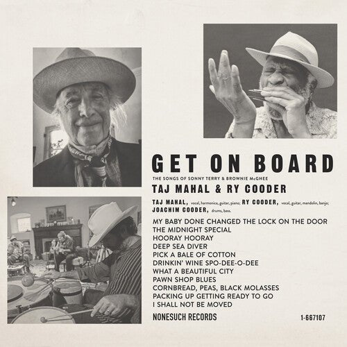 Taj Mahal & Ry Cooder - Get On Board  (New Vinyl LP)