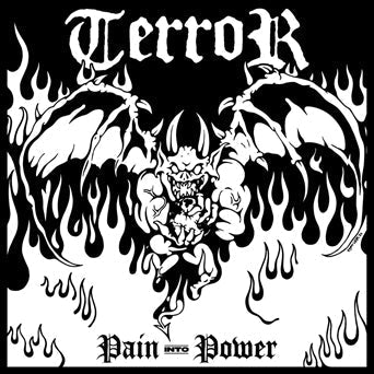 Terror - Pain Into Power [Clear w/ Black & Silver Twist Vinyl]  (New Vinyl LP)