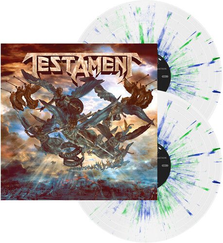 Testament - The Formation of Damnation [White w/ Blue & Green Splatter Vinyl]   (New Vinyl LP)