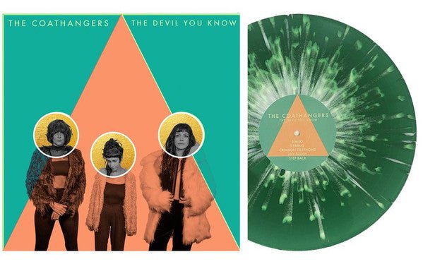 The Coathangers - The Devil You Know [Green w/ White Splatter]  (New Vinyl LP)