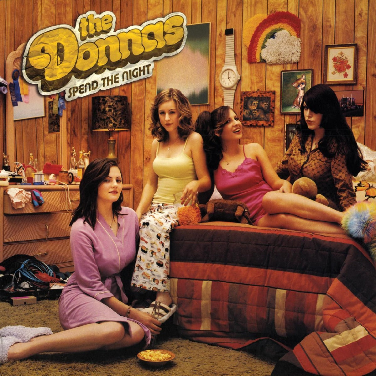 The Donnas - Spend The Night (Hot Pink Vinyl, Includes 2-Page Insert with Lyrics) ((Vinyl))